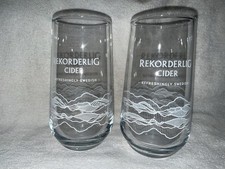 2 x Rekorderlig Cider  Tumbler Glass NEW