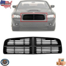For 2006-2010 Dodge Charger Front Grille Assembly Matte-black Plastic Ch1200295