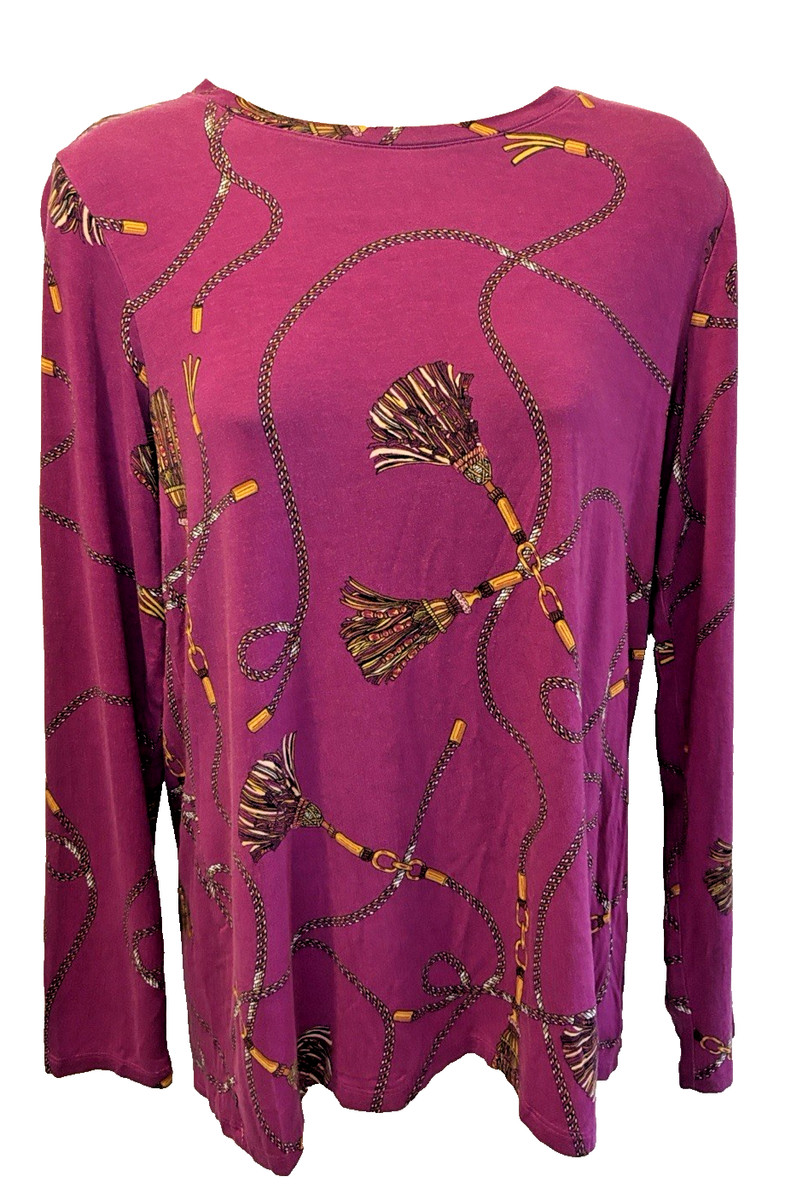 Chico’s 1 small Long Sleeve Top 26-042-1 View 2