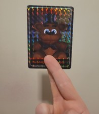 2023 Five Nights at Freddy  s FNAF Trading Sticker - Freddy - Black Prism