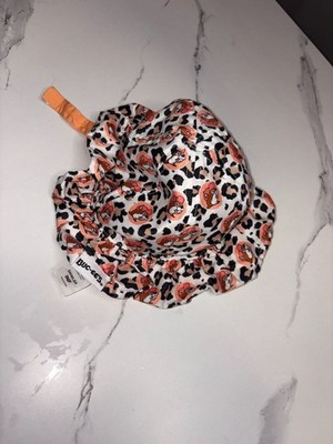 Buc-ee's Infant UPF 50+ Cheetah Print Ruffle Sun Hat