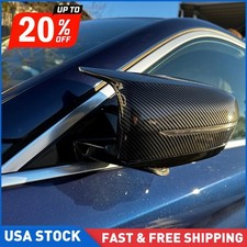 For Bmw G30 G20 G11 G12 17-22 M Style Carbon Fiber Add-on Side Mirror Cover Caps