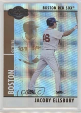 2008 Topps Co-Signers Hyper Plaid Bronze /75 Jacoby Ellsbury #001