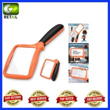 Lightweight 3X Handheld Magnifier with Dimmable LED - Perfect for Reading