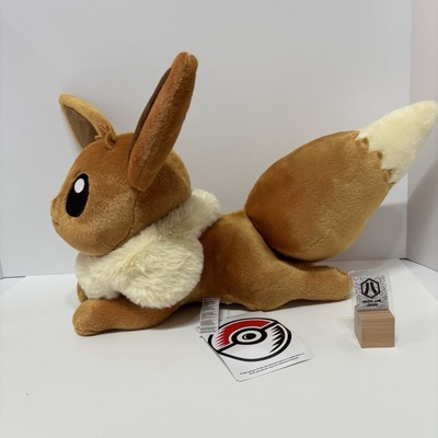 Pokemon Center Original Eevee Life-Size Plush Doll Toy 36×41×25.5