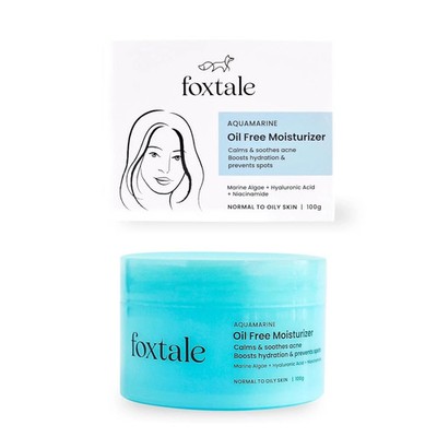 Foxtale Oil Free Moisturizer with Hyaluronic Acid / Acne-Prone Skin / 100g