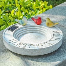 MUMTOP Bird Baths for Outdoors, Outdoor Garden Birdbath Bowl Resin Bird Baths...
