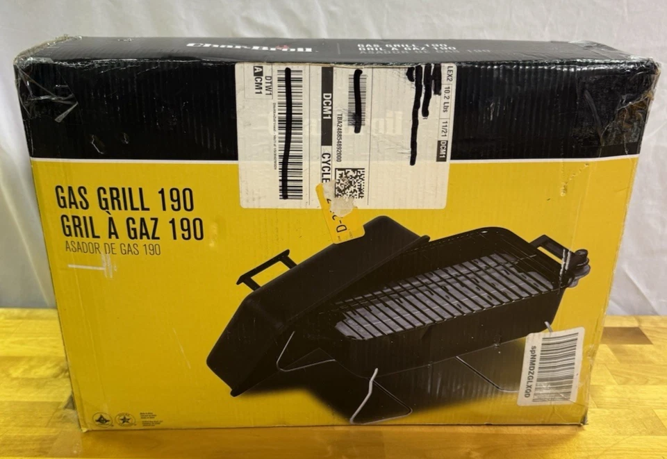 Char-Broil 1-Burner Portable Propane Gas Table Top Grill 190 in Black NOB - Image 2 of 4