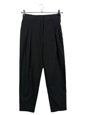 MONKI Stoffhose Damen Hose Gr. DE 38 schwarz Casual-Look