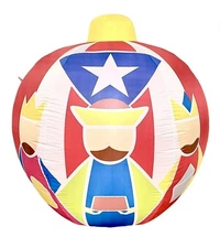 4FT Christmas Inflatable (Three Magic Kings Ball - 🇵🇷 Flag - Fast Shipping! ✈️