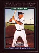 Wladimir Balentien Seattle Mariners 2005 Topps Black #683 SN /54