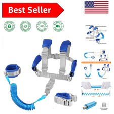 Baby Anti Lost Wrist Link - 2-in-1 Backpack  Wrist Leash - 8.2ft Safety Lock