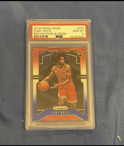 2019 Coby White [Red, White, and Blue Prizm] #253