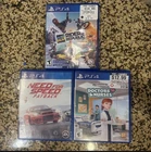 New ListingPS4 Game Bundle Used Riders Republic, Need For Speed Payback, Doctors & Nurses