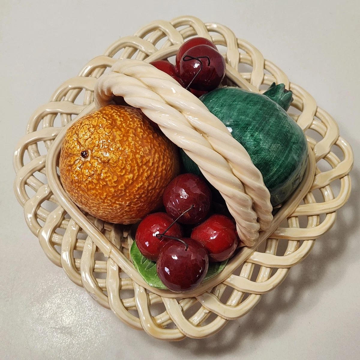Ceramic Fruit In Italian Art Pottery for sale | eBay
