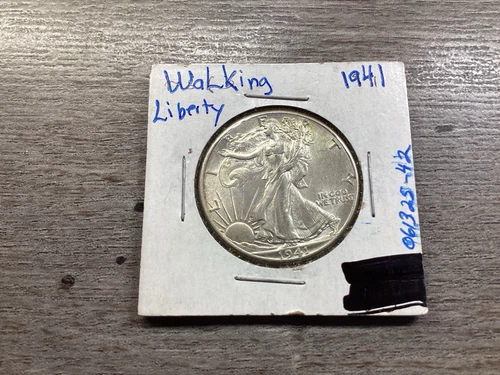 1941 Walking Liberty Half-Dollar in Brilliant Uncirculated Condition 061325 42re