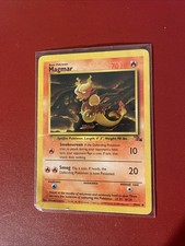 Pokémon Magmar Fossil Set Sammlung 39/62 Vintage English Pokemon Karten