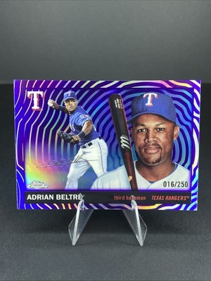 2025 Topps Chrome Platinum Anniversary Adrian Beltre Vibrations #16/250