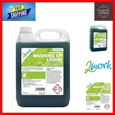 5 Litre Unscented Antibacterial Dish Cleaner - Fast & Effective Stain Removal 5.00 per litre