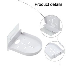 2 Pack Easy Install Wall Mount for Baby Monitor No Drill for acrylic Shelf