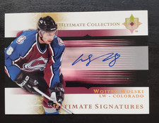 2005-06 Ultimate Collection Wojtek Wolski Ultimate Signatures Auto #US-WW Avs