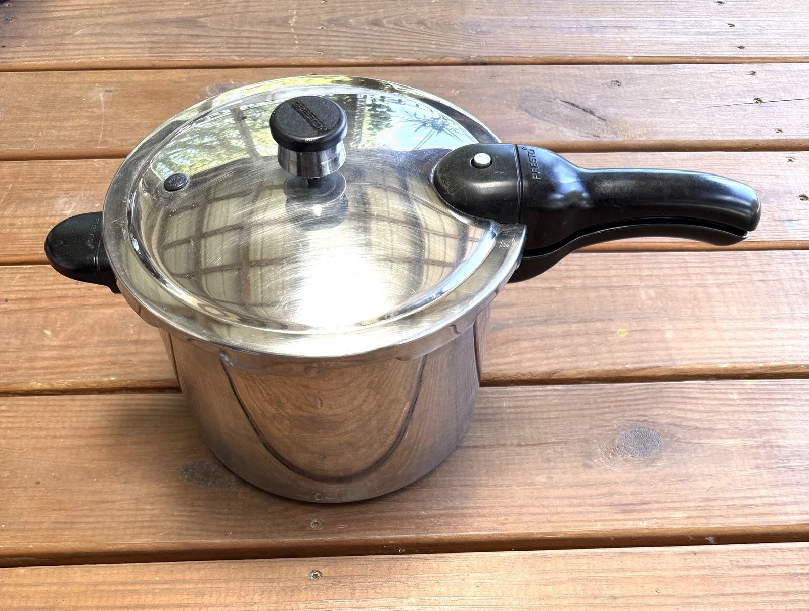 Vintage Presto 6 Quart Pressure Cooker Complete Nice