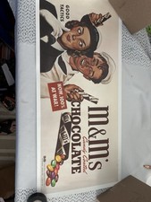 Vintage Style M&M Candy Coated Chocolate Poster 1942 Ad Reprint 1987 Mars Inc