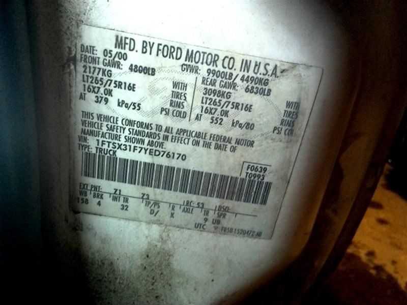 Cylinder Block 7.3L 8-445 Diesel Fits 97-03 FORD E350 VAN 3160654