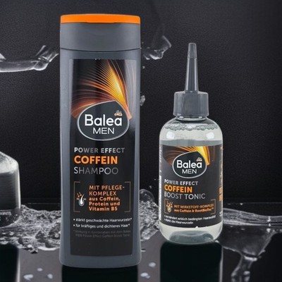 Balea MEN Power Effect Coffein Set | Shampoo & Boost Tonic bei Haarausfall*