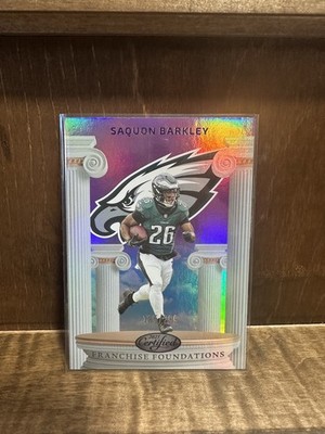 Panini 2025 Certified Franchise Foundations Saquon Barkley Mirror Purple /299