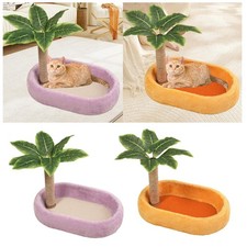 Cat  Cats Bed Climbing Soft Protect Your Furniture Oval Cat Scratcher Lounge