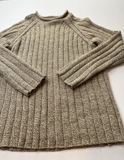 White Stag Women Sweater Size M 8/10 Long Sleeve Pullover Beige Color