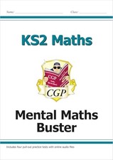 KS2 Maths SAT Buster - Mental Maths (with audio tests) (CGP KS2 ... by CGP Books