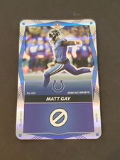 Matt Gay 2025 Uno Elite Alt Jerseys Blue Foil #059 Indianapolis Colts