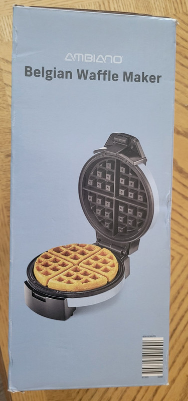 Belgian Waffle Maker – Nonstick, Electric, Round, Quick & Easy Breakfast