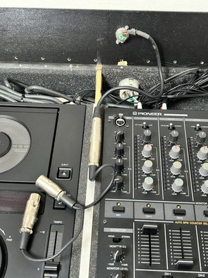 Pioneer DJ Set CDJ-500II (x2) + DJM-500 Mixer Coffin Case Tested
