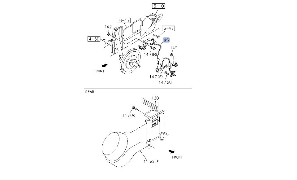 ISUZU Genuine ABS Wheel Speed Sensor for NPR NQR Front Right