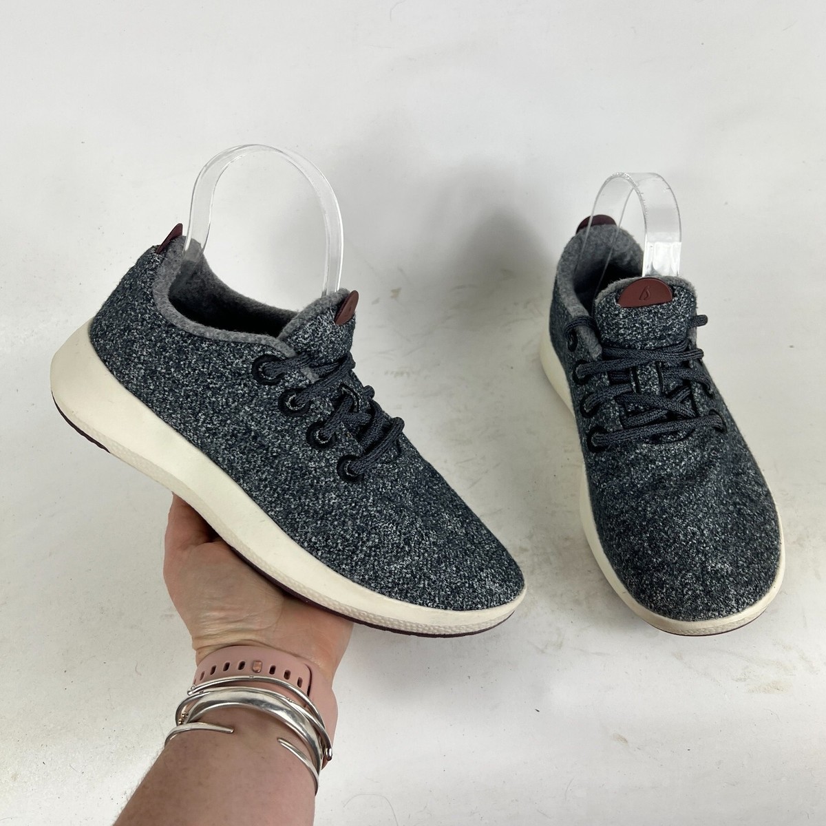 Allbirds Wool Runner Sneaker Womens 7 Natural Gray Comfort  display picture 3