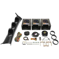 GlowShift Boost, Oil PSI, Oil Temp Gauges + Pod for 08-14 Subaru Impreza WRX