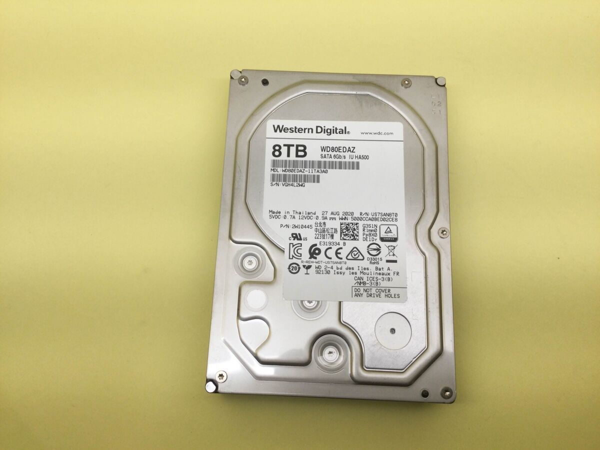 Western Digital 8TB 5400RPM SATA 6Gb/s 3.5'' HDD WD80EDAZ | eBay Western Digital 8TB 5400RPM SATA 6Gb/s 3.5'' HDD WD80EDAZ | eBay