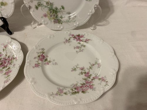 Set of 4 Beautiful T&V France Limoges “Century” 6-3/8” Bread Plates c. 1901 - Picture 4 of 10