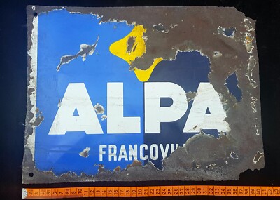 Original Email Sign ALPA Francovka CZ Approx. 42X30Cm - Classic Camera Store