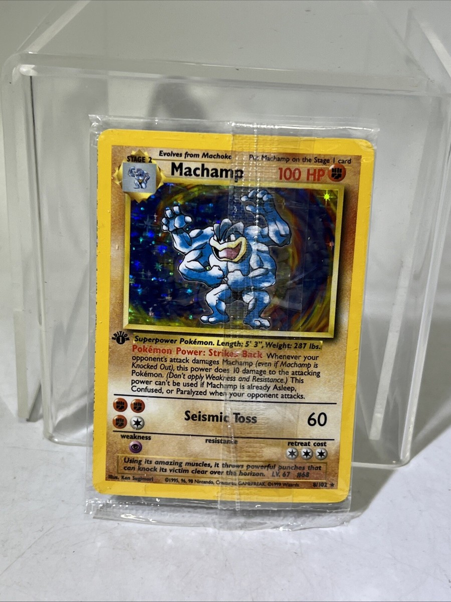 Wizards of the Coast Machamp 8/102 Pokemon Base Set 1st Edition