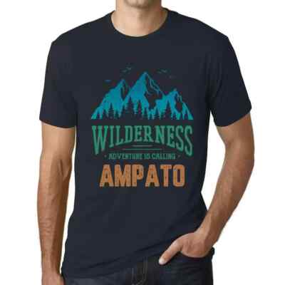 Herren Grafik T-Shirt Die Wildnis das Abenteuer ruft ampato   Wilderness,