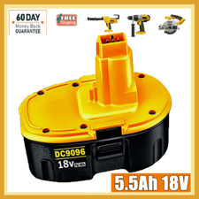 Replacement for Dewalt 18 Volt Battery DC9096-2 DC9098 DC9099 NiMH 18V Battery