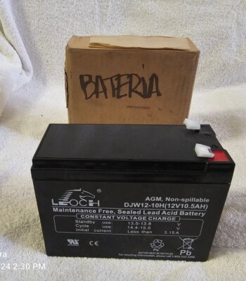 Leoch DJW12-10H 12V 10.5AH Sealed Lead Acid Replacement Battery