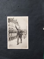 cartolina La rivista del Duce- Serie "Libro e Moschetto". Viaggiata 1933.
