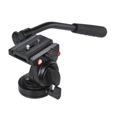 KINGJOY Flexible Aluminum DSLR Camera Tripod Head Fluid Video for Sony Nikon