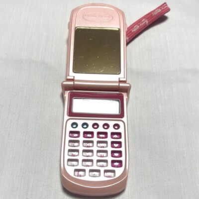 ♡K♡ Heisei Retro Vintage Kitty Flip Phone Calculator Gal Y2K Scuba