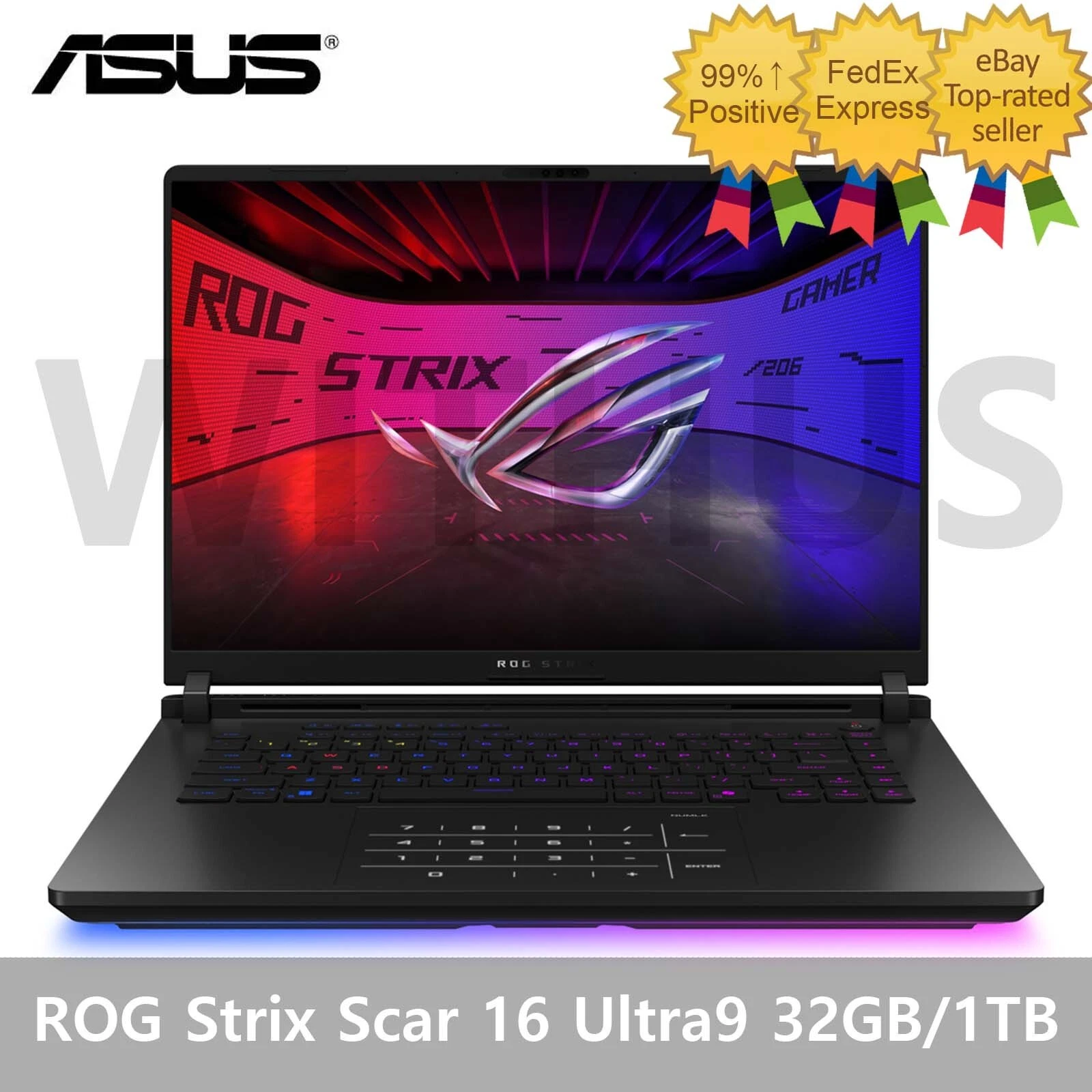 ASUS ROG Strix Scar 16 G635LW-RW128W 16
